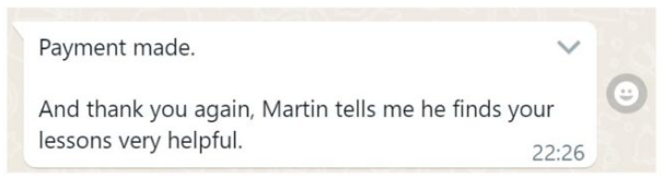 Client testimonial 8